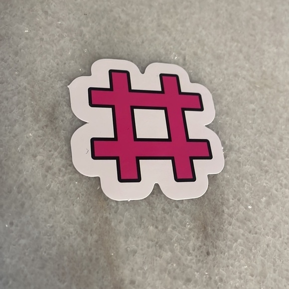 Stickers Reusable Vinyl Nope Sticker Set of 2 Large Laptop Water Bottle New - Picture 2 of 6